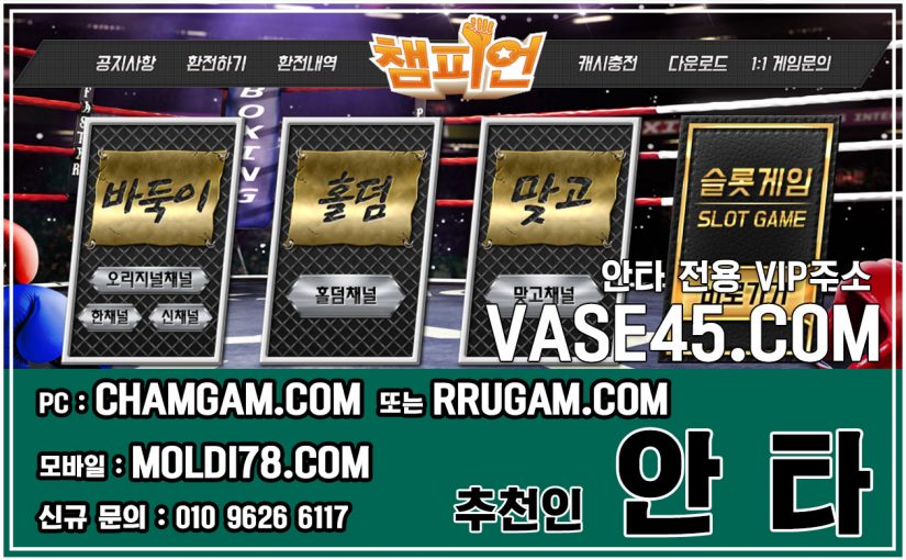 바둑이사이트 챔피언바둑이주소